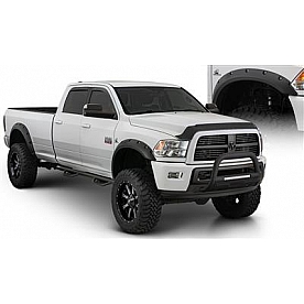 Bushwacker Fender Flare - Black Dura-Flex 2000 ABS Smooth Plastic Matte Set Of 4 - 50921-02