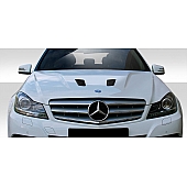 Extreme Dimensions Hood - Fiberglass Black - 112200