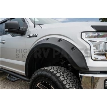 Lund International Fender Flare - Smooth Black Tri-Flex ™ ABS Thermoplastic Set Of 4 - RX135S
