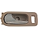 Help! By Dorman Interior Door Handle - Plastic Light Gray Housing With Silver Lever Single - 81818