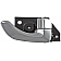 Help! By Dorman Interior Door Handle - Lever Plastic Silver Single - 82295