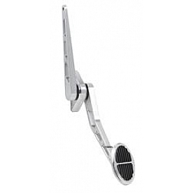 Lokar Performance Accelerator Pedal - Silver Aluminum - BAG6103
