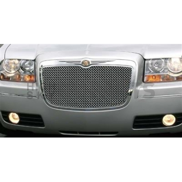 T-Rex Truck Products Grille Insert - Mesh Rectangular Polished Aluminum - 70471