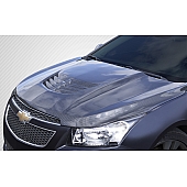 Extreme Dimensions Hood - Gloss Carbon Fiber Black - 112408