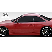 Extreme Dimensions Side Skirt - Primered Fiberglass Reinforced Plastic Black Set of 2 - 107824