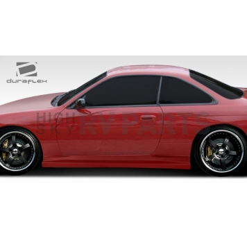 Extreme Dimensions Side Skirt - Primered Fiberglass Reinforced Plastic Black Set of 2 - 107824