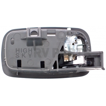 Help! By Dorman Interior Door Handle - Plastic Black Housing With Silver Lever Single - 81890-1