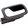 Help! By Dorman Interior Door Handle - Plastic Black Housing With Silver Lever Single - 81890