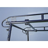 KargoMaster Ladder Pro II Rack Cross Bar - 53 Inch Length Black Steel - 31110