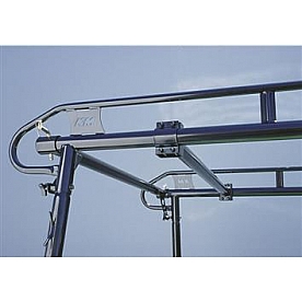 KargoMaster Ladder Pro II Rack Cross Bar - 53 Inch Length Black Steel - 31110