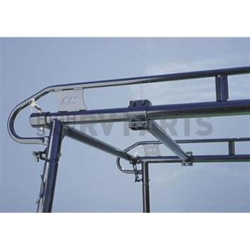 KargoMaster Ladder Pro II Rack Cross Bar - 53 Inch Length Black Steel - 31110