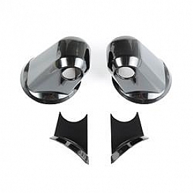 Rugged Ridge Exterior Mirror Cover Driver And Passenger Side Black Set Of 2 - 1331105