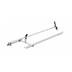 KargoMaster Ladder Rack Drop Down Mechanism White Aluminum - 4081L