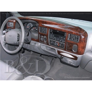 B & I Fender Dash Panel Trim WD743BSDB