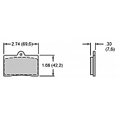 Wilwood Brakes Brake Pad - 150-8733-2