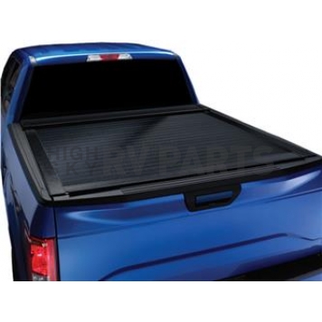 Pace Edwards Tonneau Cover Hard Manual Retractable Black Matte Powder Coated Aluminum - SMNA16A42