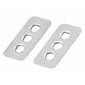 DV8 Offroad Hood Appearance Set Silver Anodized Aluminum - JP190011K1