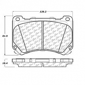Stop Tech/ Power Slot Brake Pad - 102.13960