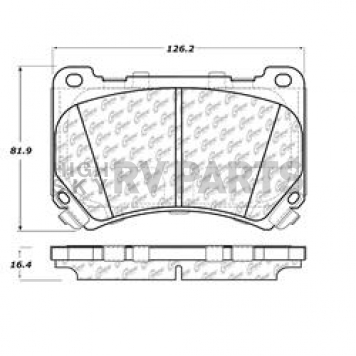 Stop Tech/ Power Slot Brake Pad - 102.13960