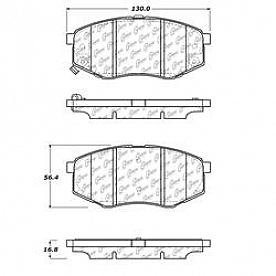 Stop Tech/ Power Slot Brake Pad - 102.14470