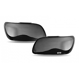 GT Styling Headlight Cover - Plastic Smoke Full Cover Set Of 2 - GT0643S