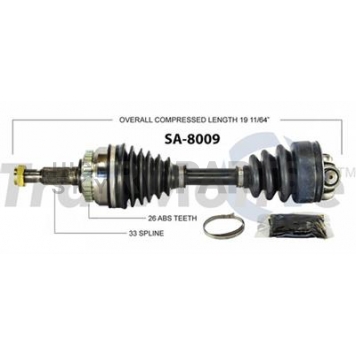 TrakMotive CV Axle Shaft - SA-8009