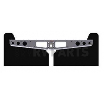 ACCESS Covers Mud Flap - Flat Black Smooth Milled Set Of 2 - A10200712