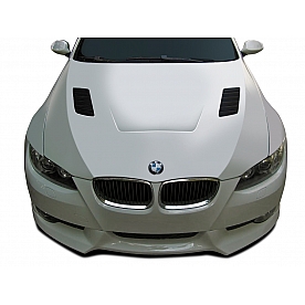 Extreme Dimensions Hood - Primered Fiberglass Gray - 108915