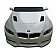 Extreme Dimensions Hood - Primered Fiberglass Gray - 108915
