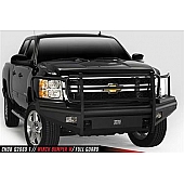 Fab Fours Bumper Premium 1-Piece Design Steel Black - CH08Q20601