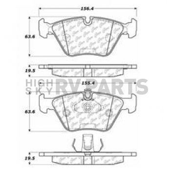 Stop Tech/ Power Slot Brake Pad - 105.07250