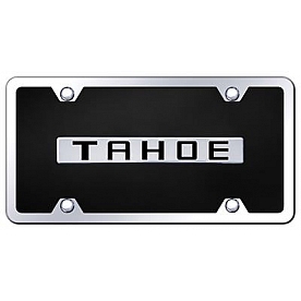Automotive Gold License Plate - Tahoe Acrylic - BTAHCBK