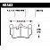 Hawk Performance Brake Pad - HB502Y.606