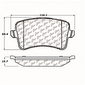 Stop Tech/ Power Slot Brake Pad - 102.13860