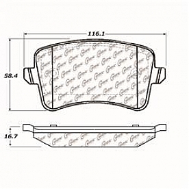 Stop Tech/ Power Slot Brake Pad - 102.13860