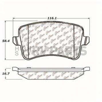 Stop Tech/ Power Slot Brake Pad - 102.13860