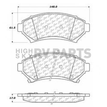 Stop Tech/ Power Slot Brake Pad - 105.06990