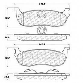 Stop Tech/ Power Slot Brake Pad - 105.07110