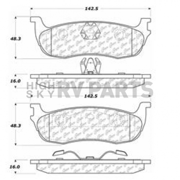 Stop Tech/ Power Slot Brake Pad - 105.07110