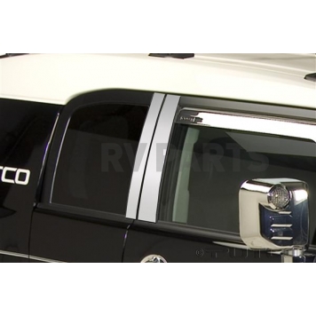 Putco Body Pillar Cover - Polished Stainless Steel Silver Set of 4 - 402622-1