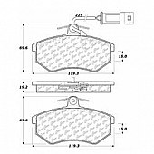Stop Tech/ Power Slot Brake Pad - 104.02900