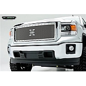 T-Rex Truck Products Grille Insert - Mesh Rectangular Black Polished Stainless Steel - 6712080