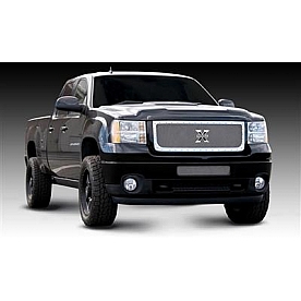 T-Rex Truck Products Grille Insert - Mesh Rectangular Polished Stainless Steel - 6712090