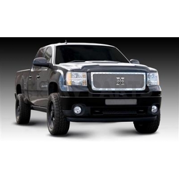 T-Rex Truck Products Grille Insert - Mesh Rectangular Polished Stainless Steel - 6712090