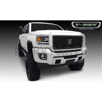 T-Rex Truck Products Grille Insert - Mesh Rectangular Black Powder Coated Mild Steel - 6712111