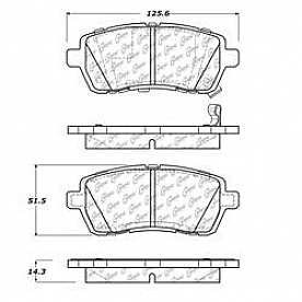 Stop Tech/ Power Slot Brake Pad - 105.14541