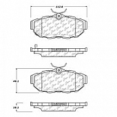 Stop Tech/ Power Slot Brake Pad - 105.14650