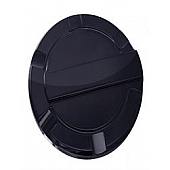 All Sales Fuel Door - Round Aluminum - 6952GK