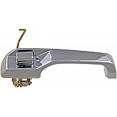 Help! By Dorman Exterior Door Handle - Plastic Silver Single - 93555