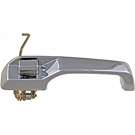 Help! By Dorman Exterior Door Handle - Plastic Silver Single - 93555